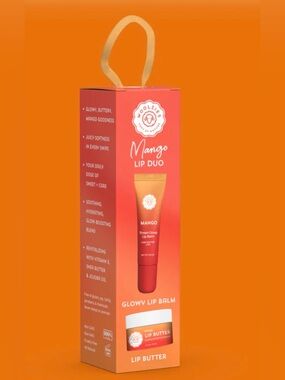 Woolzies Mango Lip Duo - Glowy Mango Lip Balm & Lip Butter